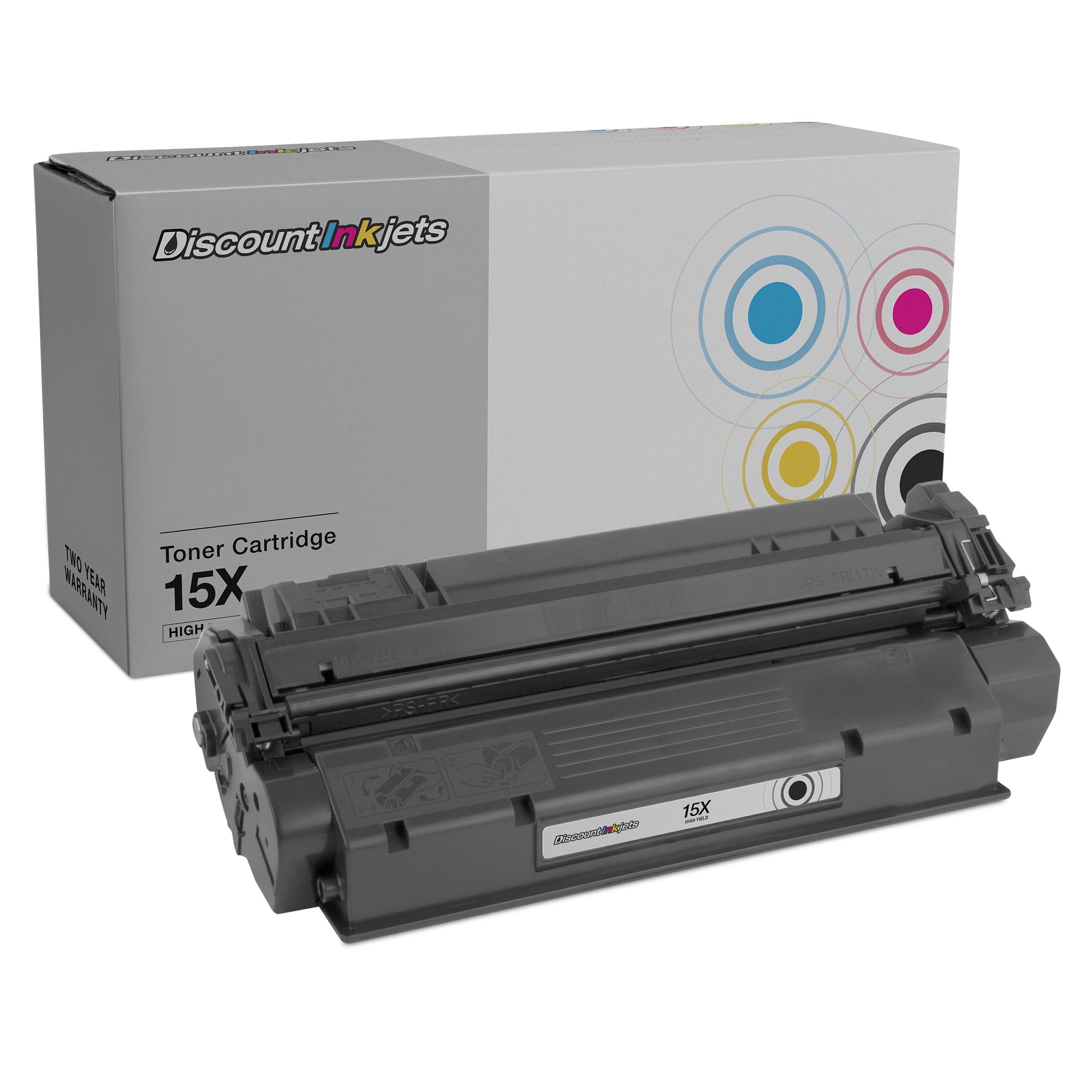 DI Compatible Toner Cartridge Replacement for HP 15X High Yield (Black) Other Compatible Printer: 1200, 1200n, 1200se, 1220, 1220se, 3300, 3310, 3310mfp
