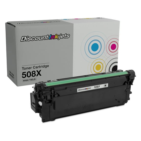 DI Compatible Toner Cartridge Replacement for HP 508X CF360X High Yield Bk Compatible with HP Color LaserJet Color LaserJet Enterprise Enterprise LaserJet LaserJet Enterprise: M533X, M552dn, M553dh