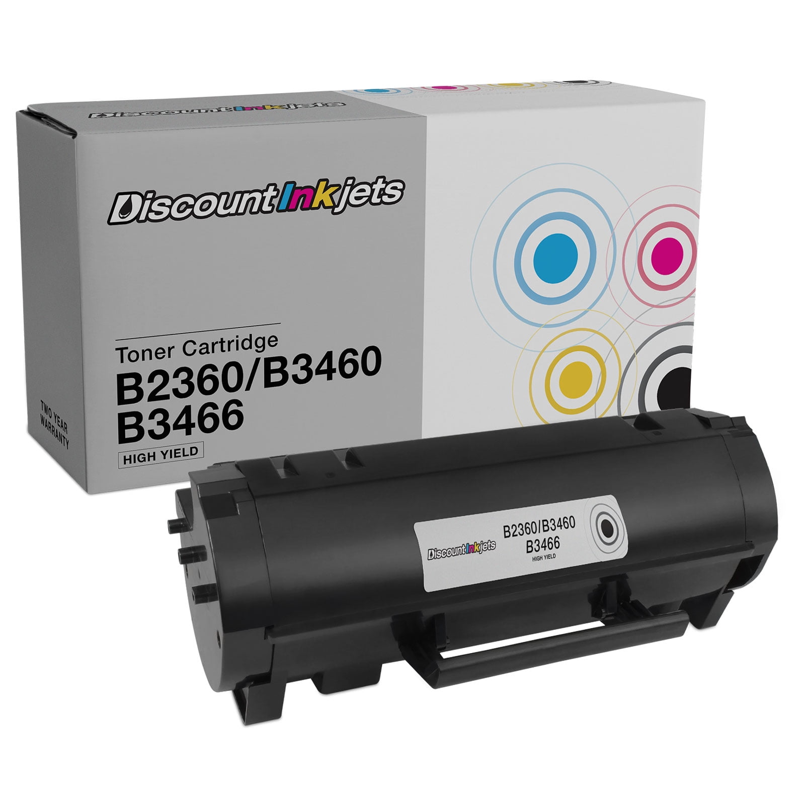 DI Compatible Toner Cartridge Replacement for Dell 331-9805 HY (Black) Compatible with Dell Laser B2360d, B2360dn, B3460dn, B3465dn & B3465dnf