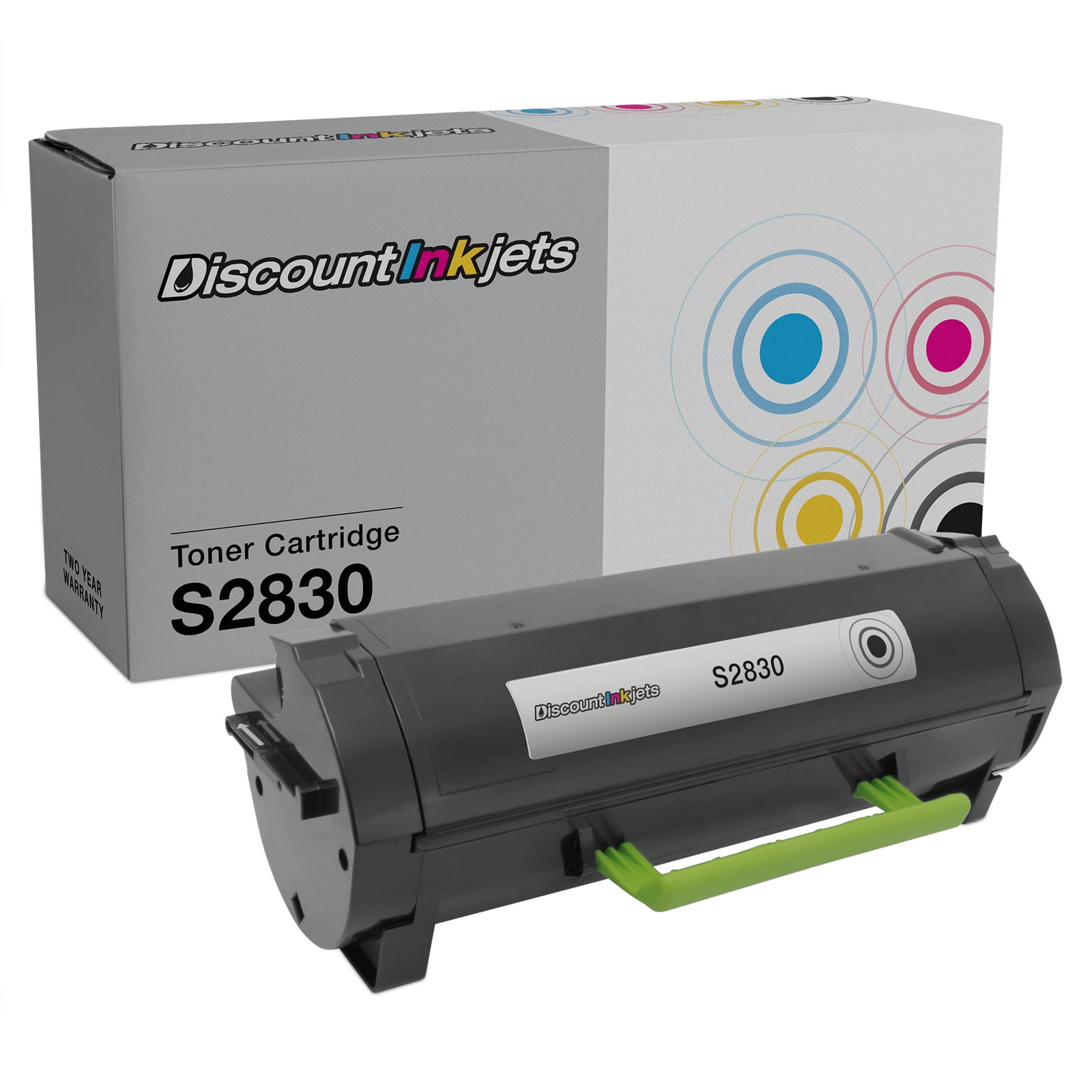 DI Compatible Toner Cartridge Replacement for Dell S2830dn 593-BBYO (Black) Compatible with Dell Laser S2830dn