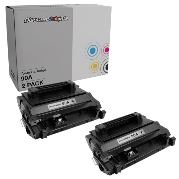 DI Compatible Toner Cartridge Replacements for 90A (2 Pack - Black) Compatible with HP Enterprise 600 M601dn, 600 M602dn, 600 M602n, 600 M603dn, 600 M603n, 600 M603xh, M4555f, M4555h