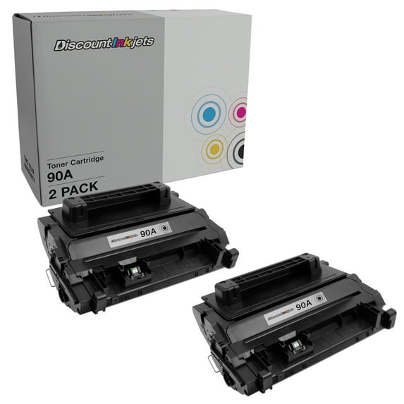 DI Compatible Toner Cartridge Replacements for 90A (2 Pack - Black) Compatible with HP Enterprise 600 M601dn, 600 M602dn, 600 M602n, 600 M603dn, 600 M603n, 600 M603xh, M4555f, M4555h