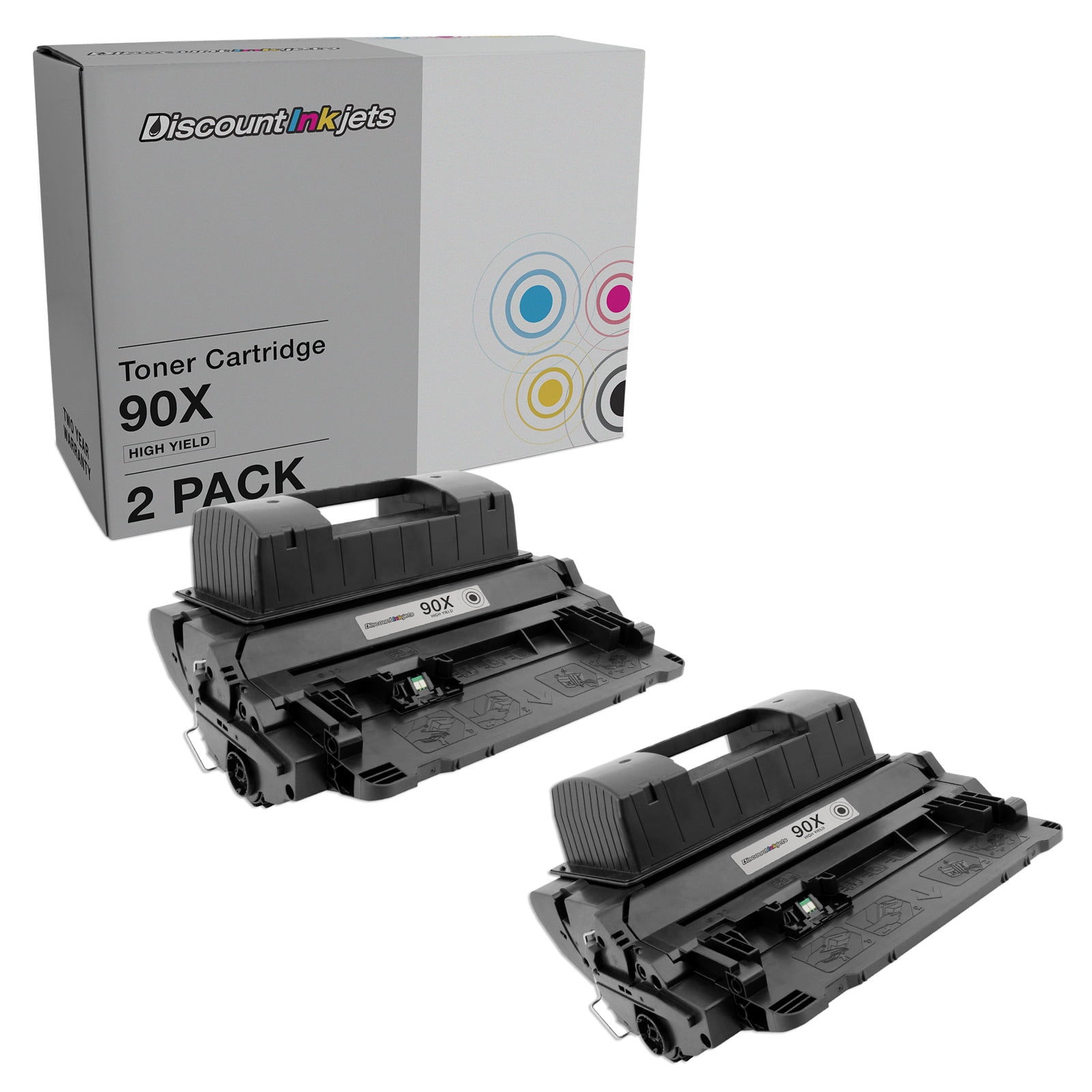 DI Compatible Toner Cartridge Replacements for 90X High yield (2 Pack - Black) Compatible with HP Enterprise 600 M601dn, 600 M602dn, 600 M602n, 600 M603dn, 600 M603n, 600 M603xh, M4555f, M4555h