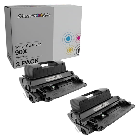 DI Compatible Toner Cartridge Replacements for 90X High yield (2 Pack - Black) Compatible with HP Enterprise 600 M601dn, 600 M602dn, 600 M602n, 600 M603dn, 600 M603n, 600 M603xh, M4555f, M4555h