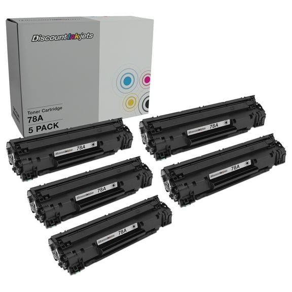 DI Compatible Toner Cartridge Replacements for HP 78A CE278A (Black 5-Pack) Compatible with M501dn, M506dh, M506dn, M506n, M506x, M527c, M527dn, M527f, M527z