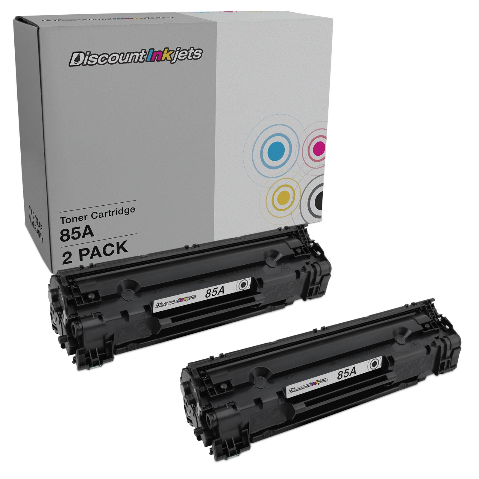 DI Compatible Toner Cartridge Replacements for HP 85A CE285A (Black,2-Pack) Compatible with M1217nfw MFP, P1102, M1138, P1102W, P1109W, M1132, M1139, M1212nf