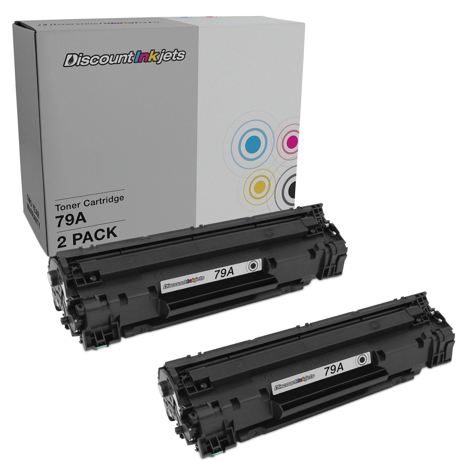 DI Compatible Toner Cartridge Replacements for HP 79A CF279A (Black 2-Pack) Compatible with HP LaserJet LaserJet Pro: M12a, M12w, MFP M26a, MFP M26nw