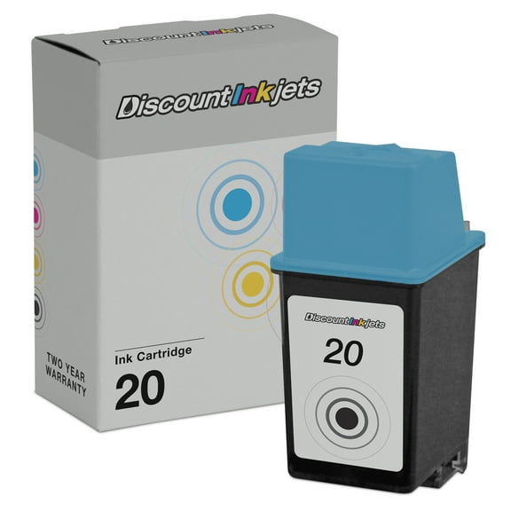 DI Ink Cartridge Replacement for HP 20 C6614DN (Black) Apollo: P2100U P2200 Compatible with HP Apollo: P2100U P2200 P2300U P2500 P2600 DeskJet: 610 610C 610CL 612 612C 630 630C 632 632C 640 640C