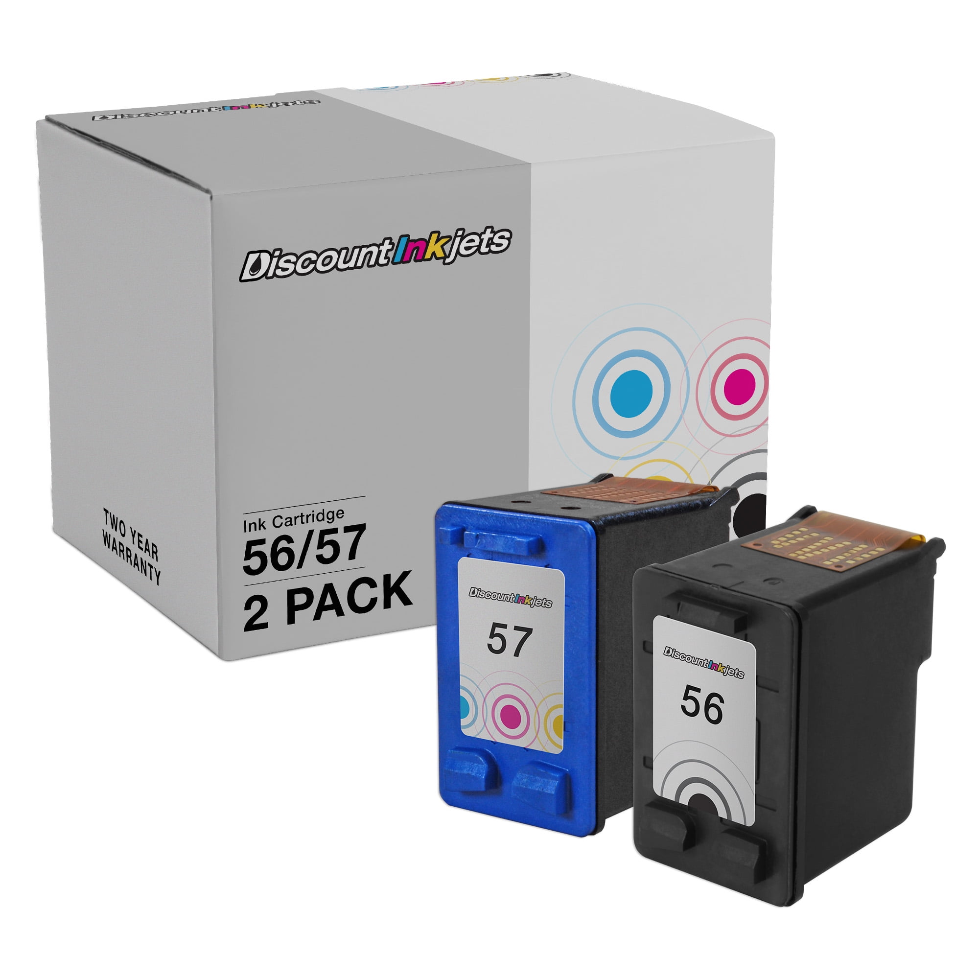 HP 56 57 インクカートリッジ HP 56/57 Original Ink Combo - 2-Pack for Deskjet, Officejet