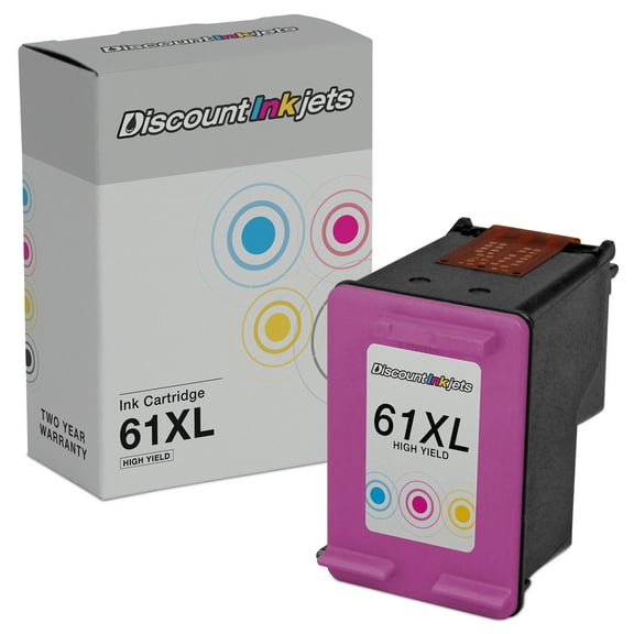 DI Ink Cartridge Replacement for HP 61XL CH564WN High Yield (Color) Compatible with HP DeskJet: 1000, 1010, 1011, 1012, 1015, 1050, 1051, 1055, 1056, 1510, 1512, 2050, 2510, 2512, 2514, 2540, 2541