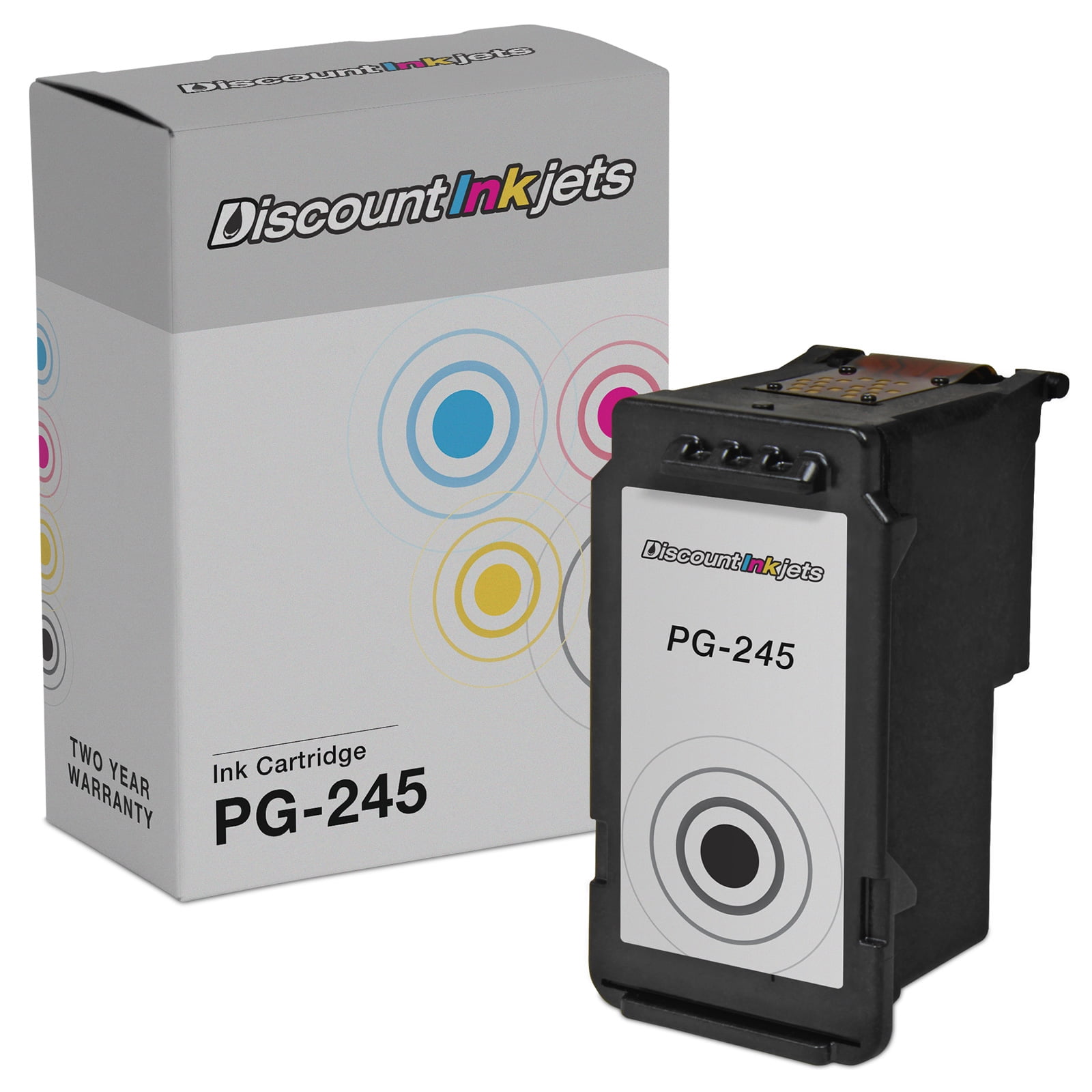 DI Ink Cartridge Replacement for Canon PG-245 8279B001AA (Black) Compatible with Canon PIXMA: iP2820, MG2420, MG2520, MG2522, MG2525, MG2555, MG2920