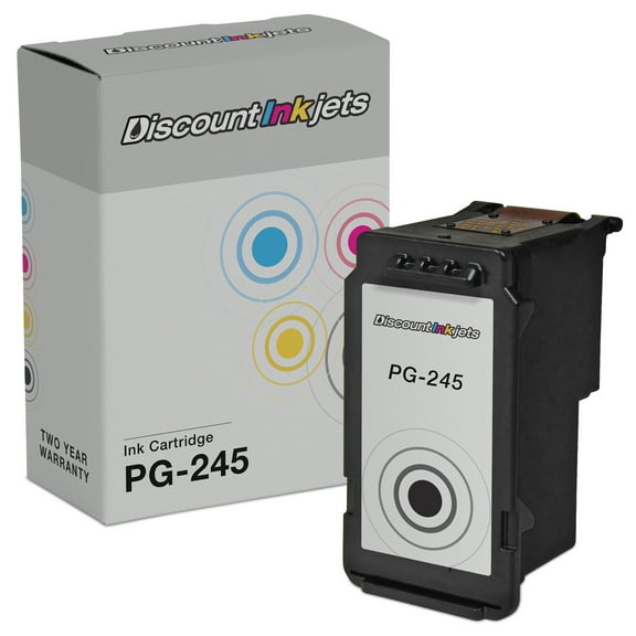 DI Ink Cartridge Replacement for Canon PG-245 8279B001AA (Black) Compatible with Canon PIXMA: iP2820, MG2420, MG2520, MG2522, MG2525, MG2555, MG2920