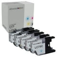 thumbnail image 1 of DI Ink Cartridges for Brother LC75 HY 2 Black, Cyan, Magenta, Yellow, 5pk Compatible with printers MFC-J280W MFC-J425W MFC-J430W MFC-J435W MFCJ5910DW MFCJ625DW, 1 of 4