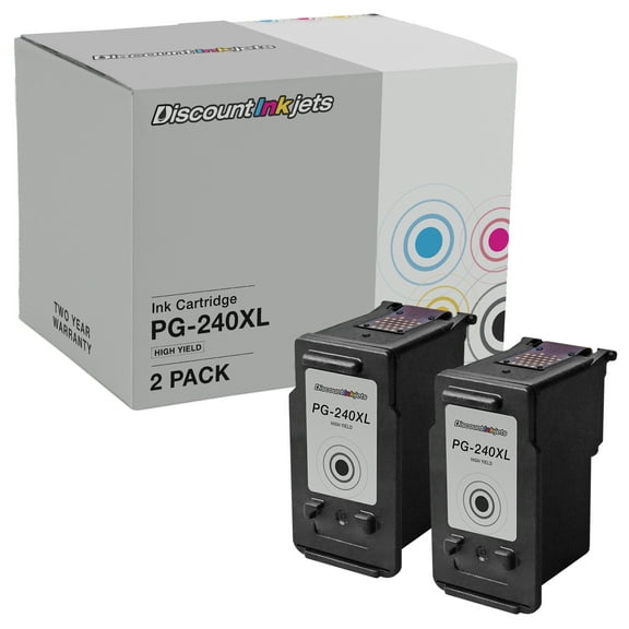 DI Ink Cartridges Replacement for Canon PG-210 2974B001 (Black, 2-Pack) Compatible with MG5720, MG5721, MG5722, MG6822, MG7700, MG7720, TS5020, TS6024