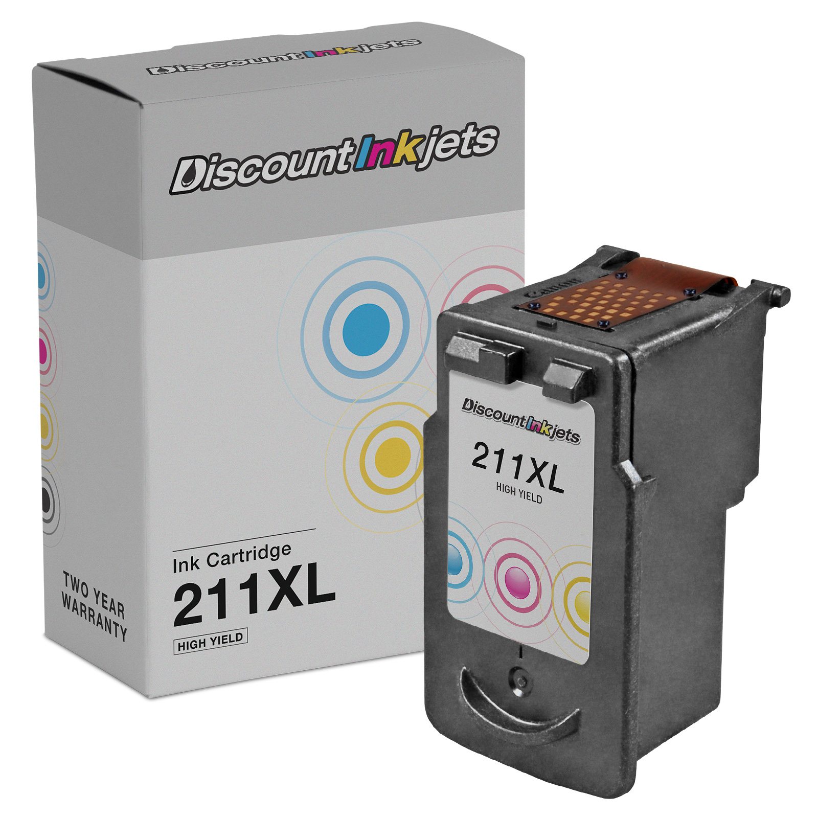 DI Ink Cartridges Replacement for Canon CL-211XL (TriColor) Compatible with MG5720, MG5721, MG5722, MG6822, MG7700, MG7720, TS5020, TS6020