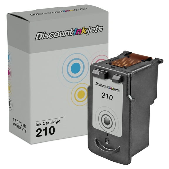 DI Ink Cartridges Replacement for Canon PG-210 2974B001 (Black) Compatible with MG5720, MG5721, MG5722, MG6822, MG7700, MG7720, TS5020, TS6020