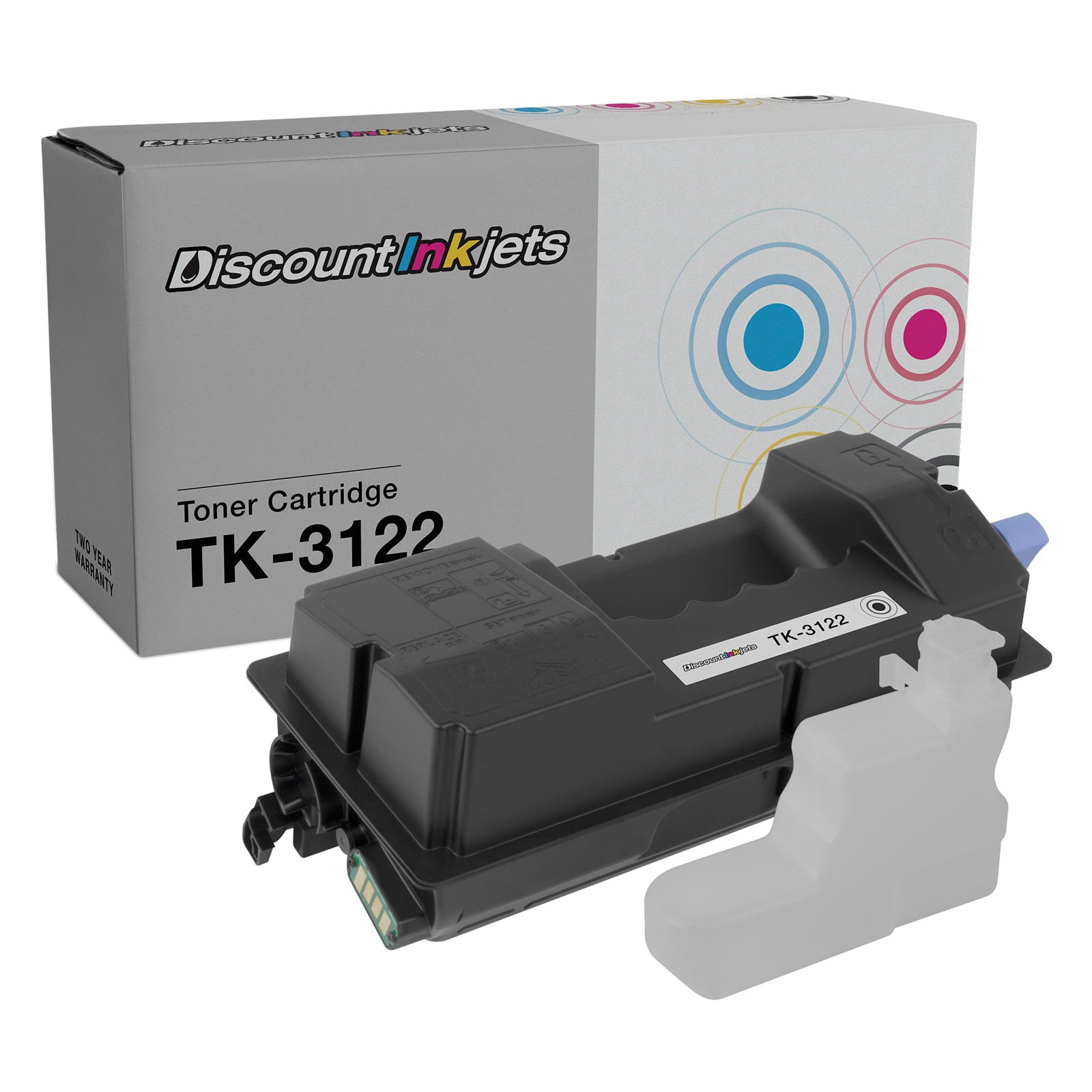 DI Ink Cartridges Replacements for Kyocera TK-3122 1T02L10US0 1 Black Compatible Model: FS-4200DN