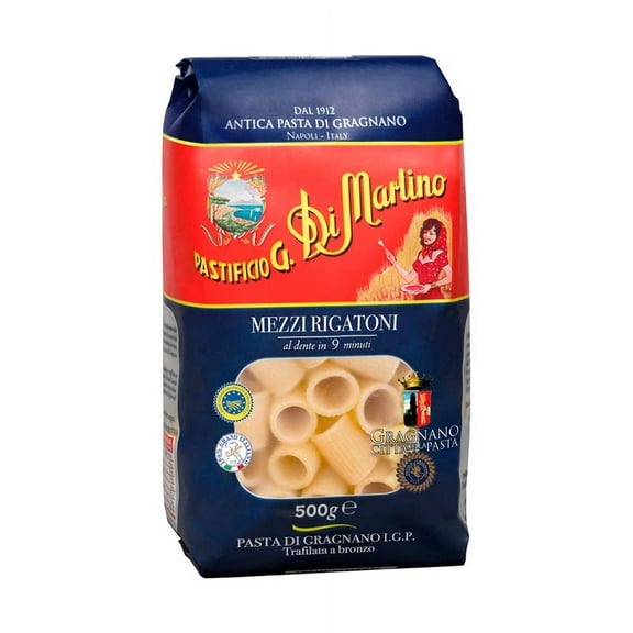 DI MARTINO: Pasta Mezzi Rigatoni, 1 lb Pack Of 6