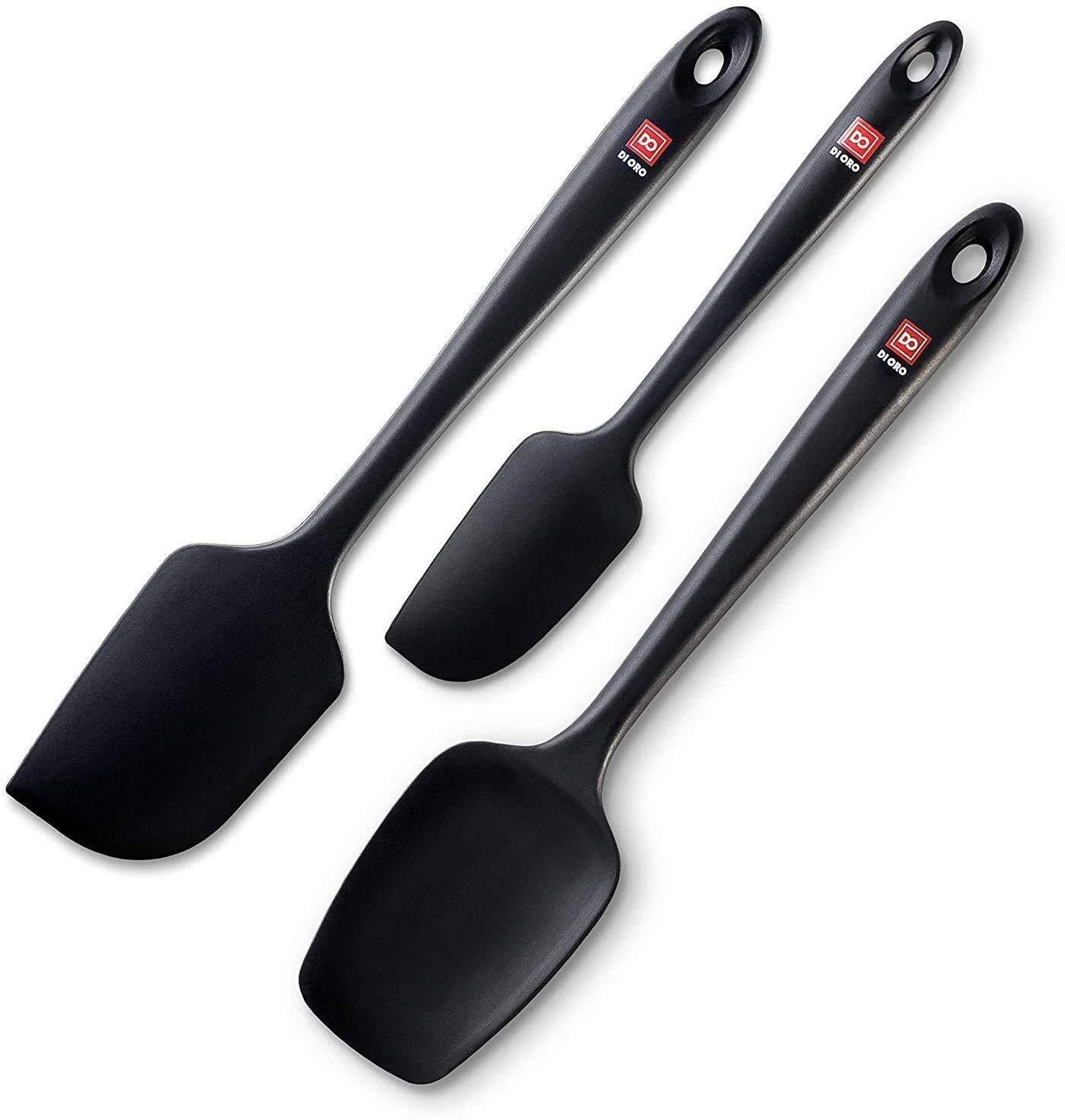 Silicone Spatula - 500°F Heat Resistant Seamless Rubber Spatulas with  Stainless Steel Core Kitchen Utensils Non-Stick for Cooking, Baking and  Mixing, Set of 4 