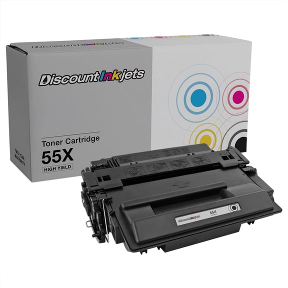 DI Replacement for HP 55X 55A CE255X CE255A Toner Cartridge (HY, Black) Compatible with LaserJet MFP M525dn, MFPM525f, Flow MFP M525c, M521dn MFP, MFP M521dw