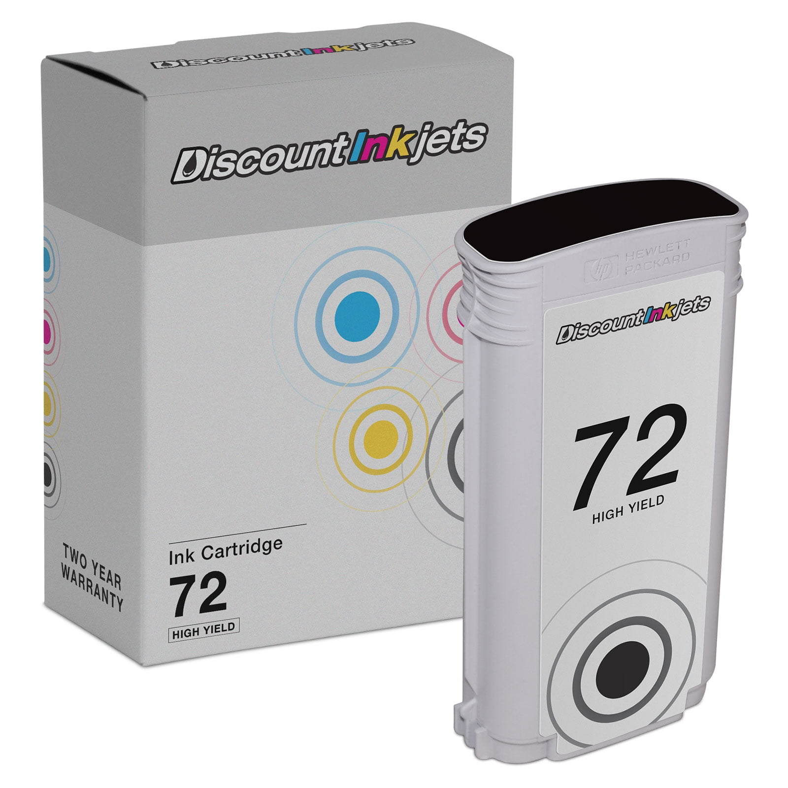 DI Replacement for HP 72 Ink Cartridge C9370A High Yield (Photo Black) Compatible with HP DesignJet: T1100, T1120, T1200, T610, T620, T770, SD Pro MFP, T1100ps, T1120 SD-MFP, T1120ps, T1200ps