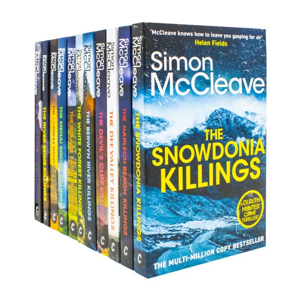 DI Ruth Hunter Series 111 Complete Book Collection Set by Simon McCleave | Crime Thriller Novels