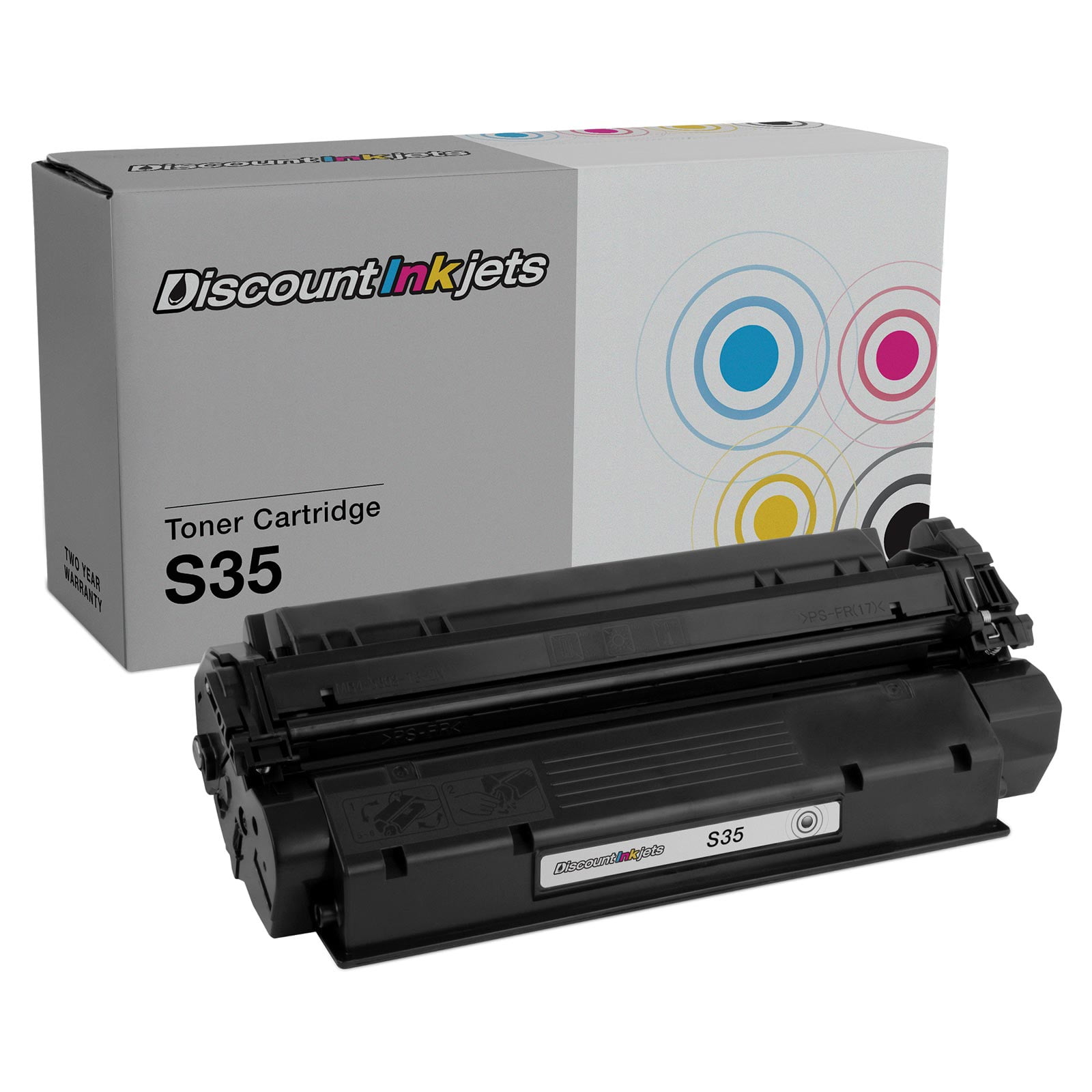 DI Toner Cartridge Replacement for Canon S35 7833A001AA (Black, 4-Pack) Compatible with Canon ImageCLASS: D320, D340, D383 Digital Copier: ICD-340 L170