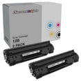 thumbnail image 1 of DI Toner Cartridge Replacement for Canon 128 3500B001AA (Black, 2-Pack) Compatible with FaxPhone: L100 & L190 imageCLASS: D530, D550, MF4412, MF4420n, 1 of 4