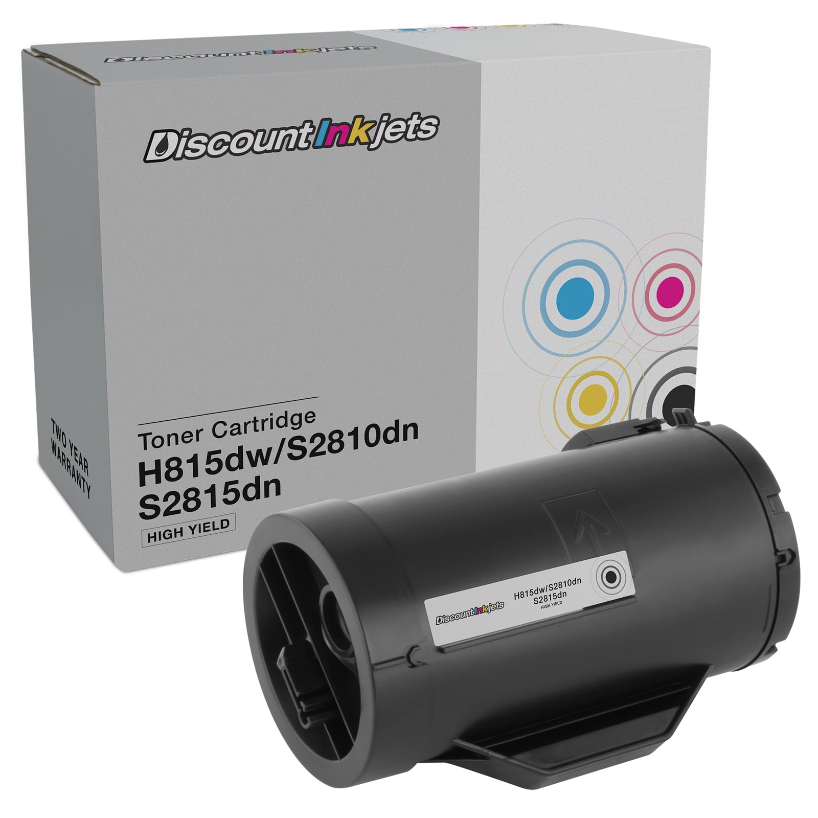 DI Toner Cartridge Replacement for Dell 593-BBMF 47GMH HY (Black) Compatible with Dell Laser Printers: H815dw, S2810dn, S2815dn