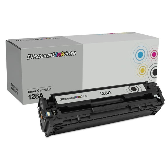 DI Toner Cartridge Replacement for HP 128A CE320A (Black) Compatible with Color LaserJet: CM1415fnw, CP1522n, CP1523n, CP1525nw