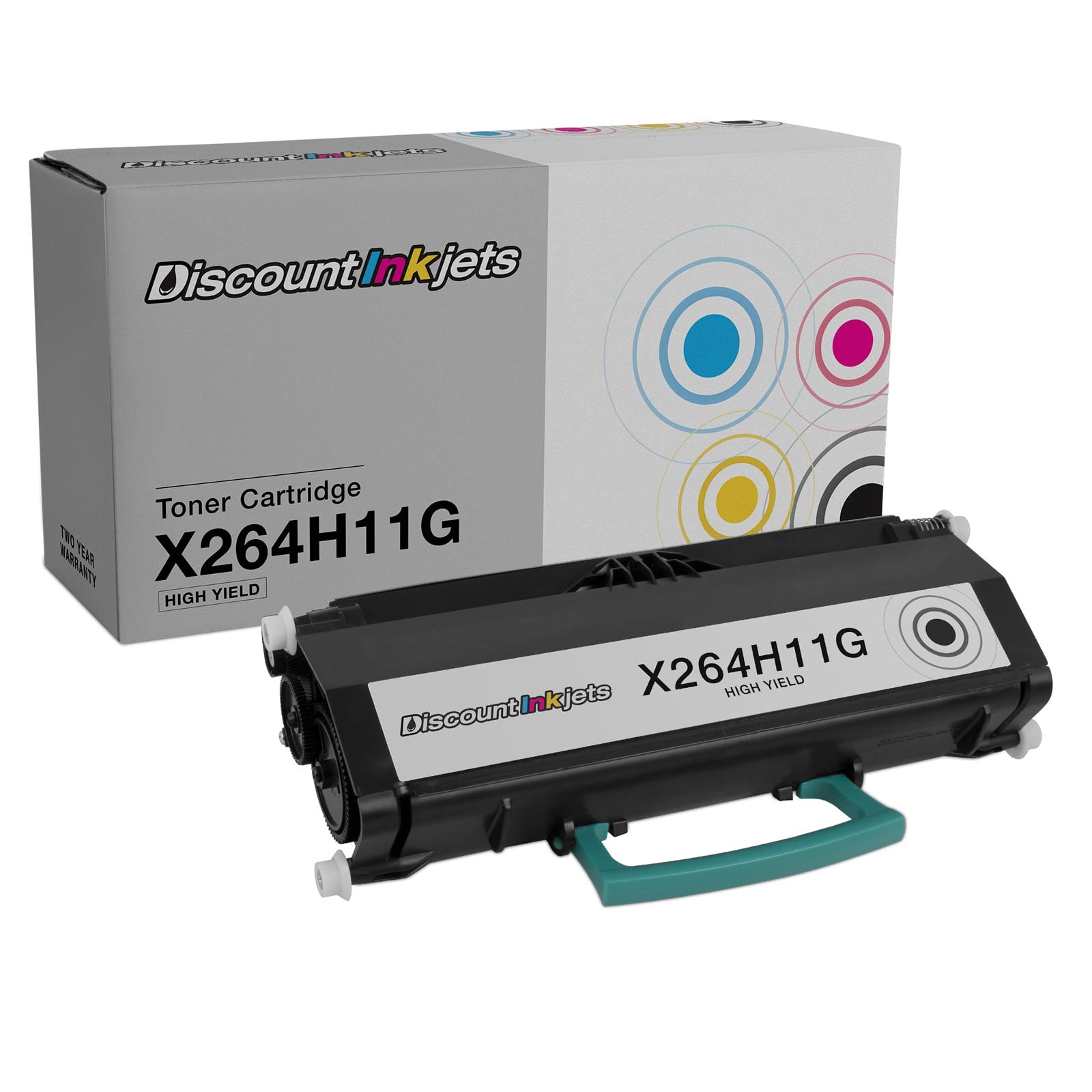 Lexmark X264H11G High Yield Toner Cartridge - 9000 Page Yield, Black Toner For X264dn/X364 Series Printers