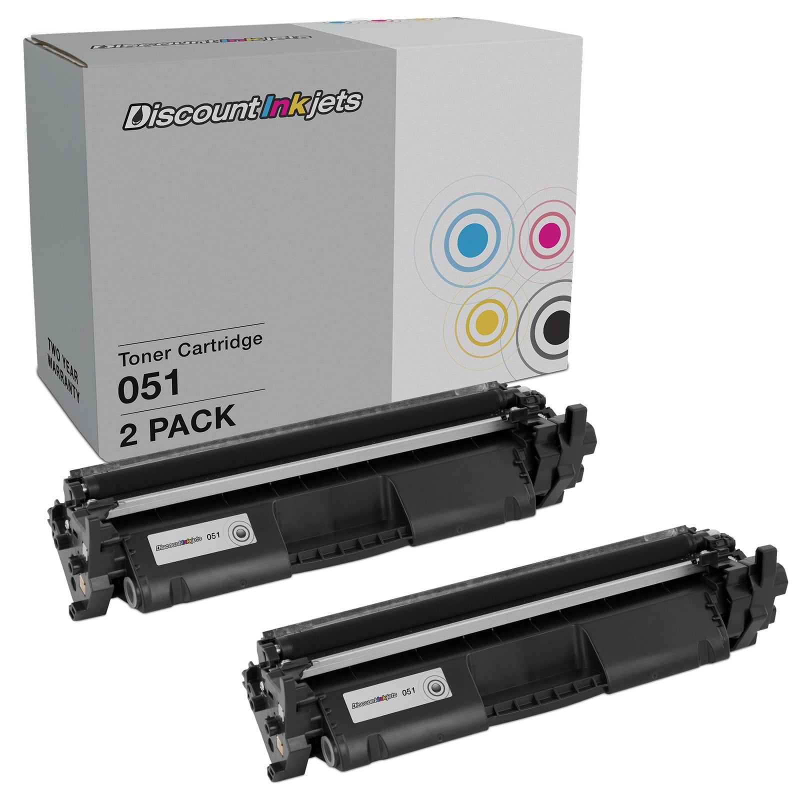 DI Toner Cartridge Replacements for Canon 051H (Black, 2-Pack) Compatible with Canon imageCLASS LBP162dw, MF264dw, MF267dw, MF269dw