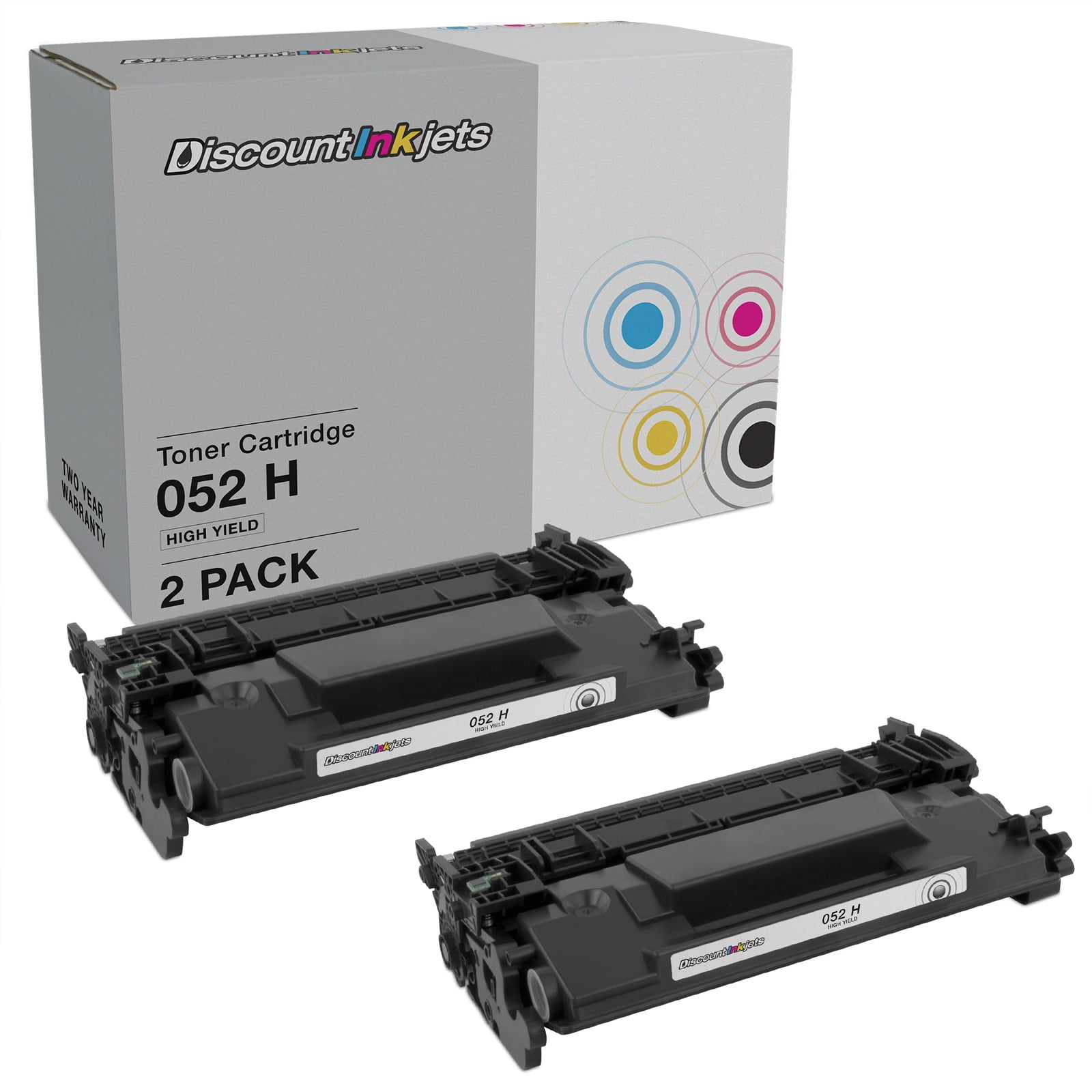 DI Toner Cartridge Replacements for Canon 052H HY (Black, 2-Pack) Compatible with ImageCLASS LBP214dw, LBP215dw, MF424dw, MF426dw, MF429dw