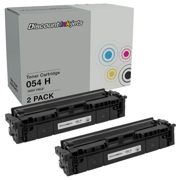 DI Toner Cartridge Replacements for Canon 054H (Black, 2-Pack) Compatible with imageCLASS LBP-622Cdw, MF641Cw, MF642Cdw, MF644Cdw