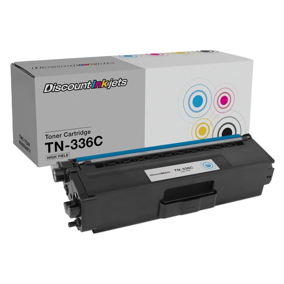 DI Toner Cartridges for Brother TN336C (Cyan) HL-L8250CDN HL-L8350CDW Compatible with the following Brother HL and MFC MultiFunction printers: HL-L8250CDN