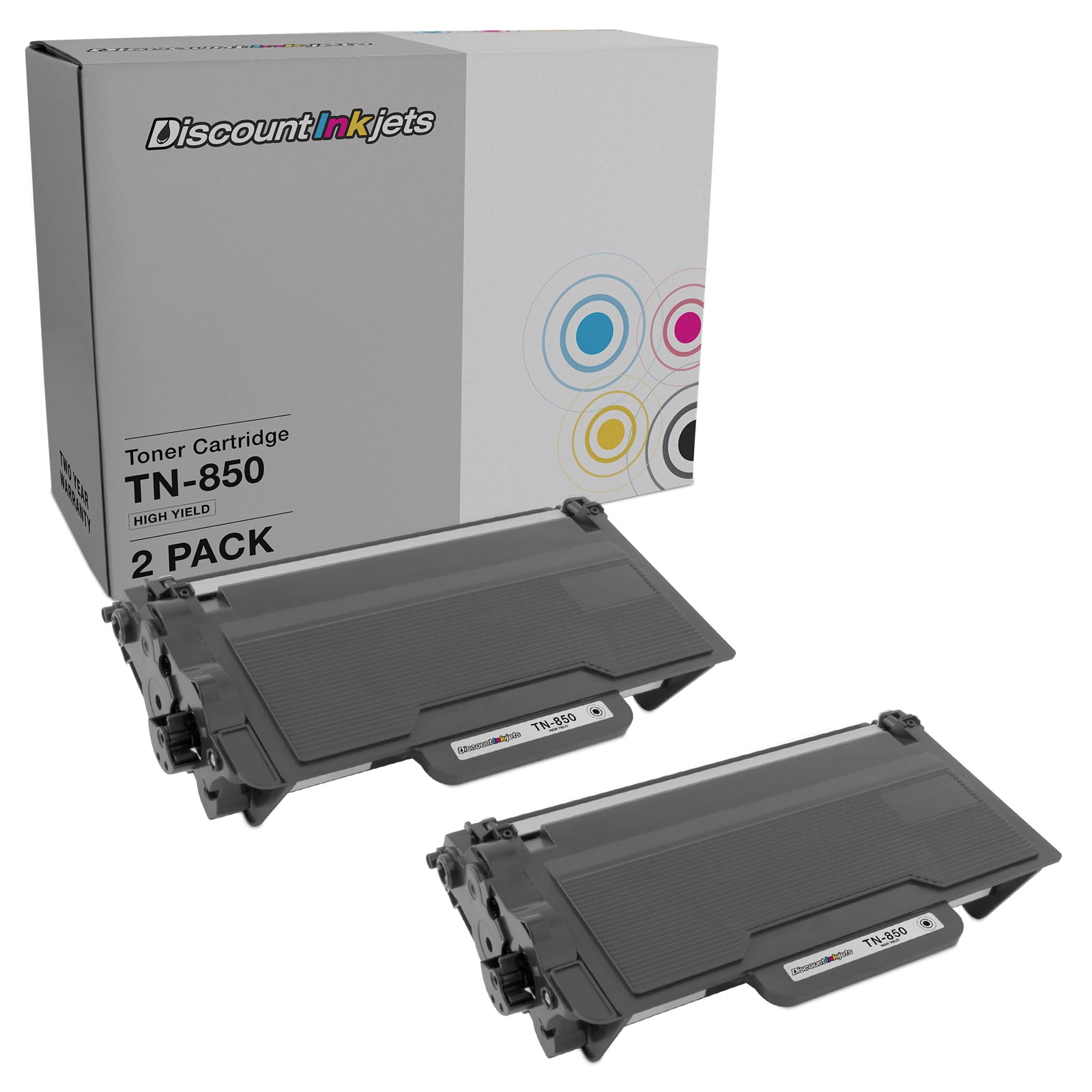 DI Toner Cartridges Brother TN850 TN 850 TN-850 High Yield (Black, 2pk) Compatible with DCP-L5500DN, DCP-L5600DN, DCP-L5650DN, DCP-L6600DW, HL-L5000D, HL-L5100DN, HL-L5200DW, HL-L5200DWT, HL-L6200DW