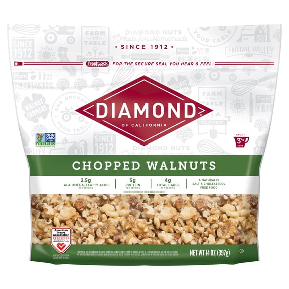 Diamond of California Chopped Walnuts 14 oz