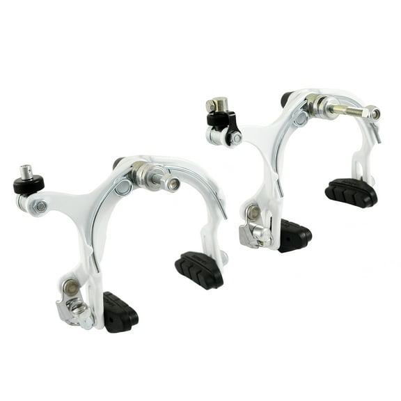 DIA-COMPE 883QL Reverse pull Brake Set (F+R) For Old School BMX , White #DP2522-FR