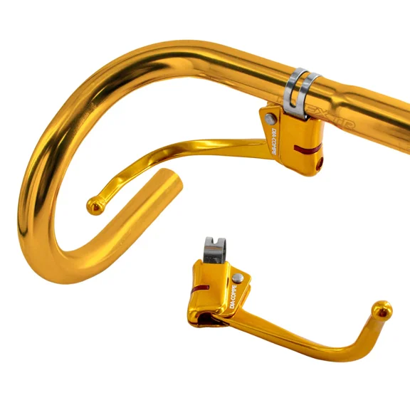 DIA-COMPE DC139 Guidonnet Curved Cycle Brake Levers Retro Fixed , Gold, DP3130