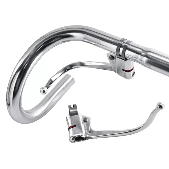 DIA-COMPE DC139 Guidonnet Curved Cycle Brake Levers Retro Fixed , Silver,DP3128