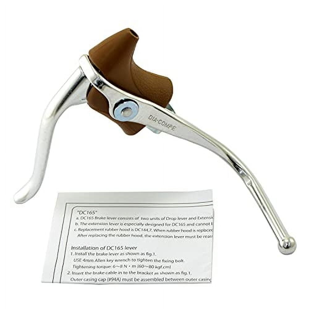 1pr DIA COMPE DC165 Road Bike Brake Lever Hoods Black Non Aero For Extension | UK - Foto 14