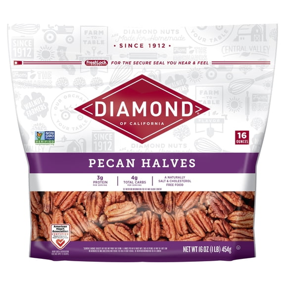 Diamond of California Pecan Halves 16 oz