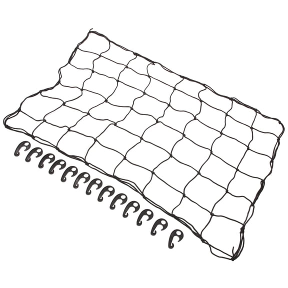 SOPOTUTU Cargo Net With S Hooks Rubber For Drivers Trunk Organization 1 Set