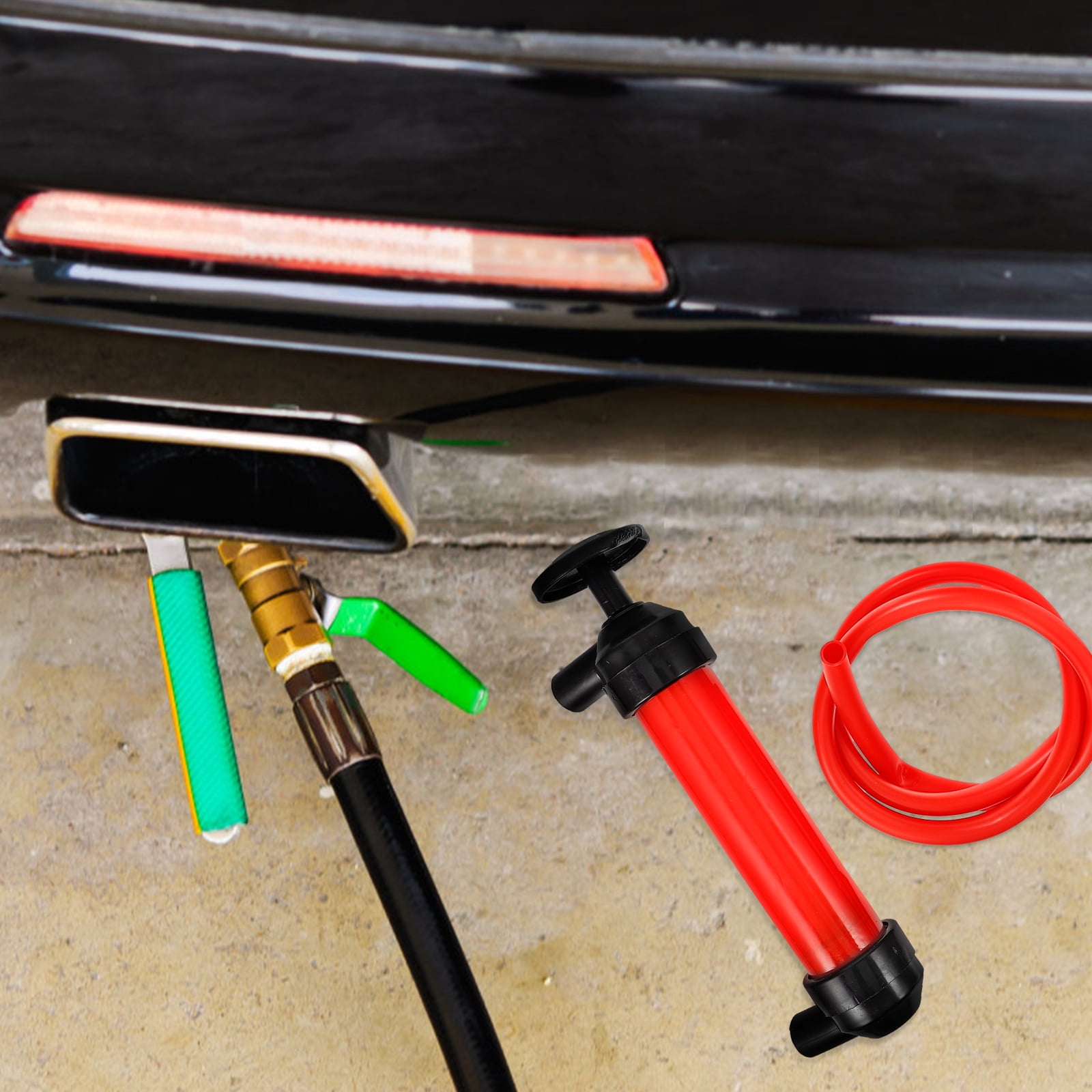 DIAEDGE 1 Set Oil Extractor Pump Car Fluid Extractor Oil Hose Gasoline Pump Automotive Oil Extraction Pump
