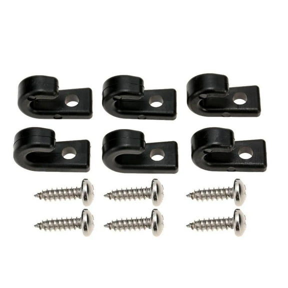 SOPOTUTU Hanging Canoe Hook J-shaped Hook Stainless Steel 6 Screws