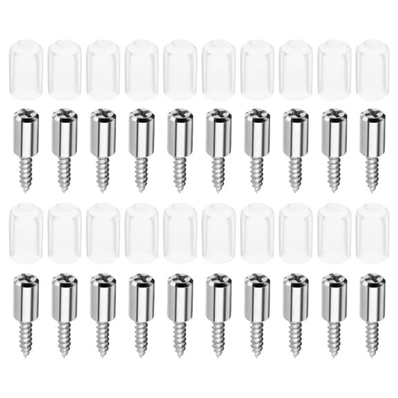 SOPOTUTU Iron Self Tapping Shelf Support Pegs Multi 100Pcs 1.2In