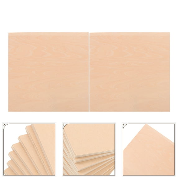 SOPOTUTU Basswood Sheets Khaki for Crafts, Architectural Modeling, Projects, Woodworking and Hobby Use