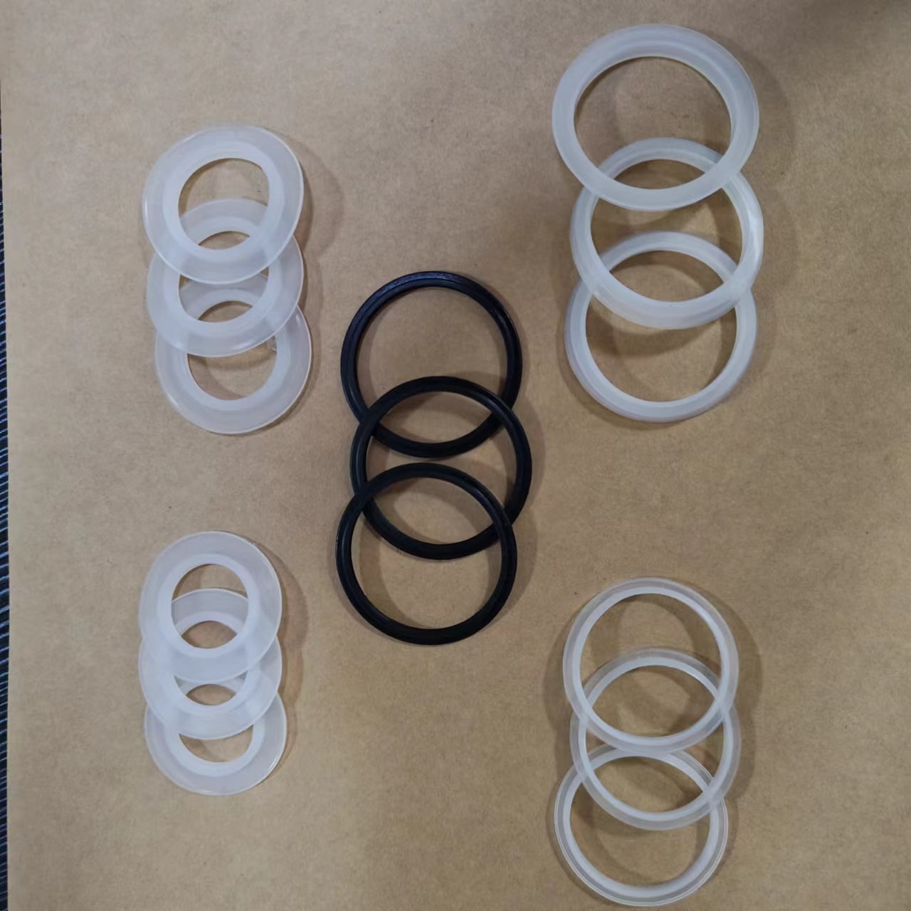 DIAEDGE 10pcs Silicone Bathtub Drain Plug Gaskets Bathroom Sealing ...