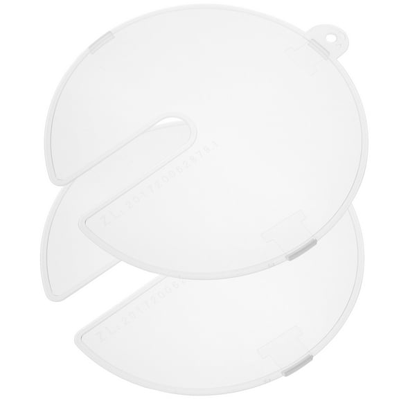 SOPOTUTU Mixer Shield Transparent 2Pack 8.0x7.3x0.1in