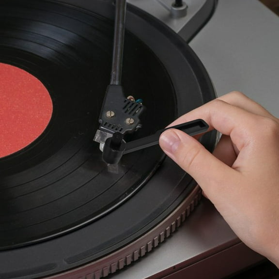 2pcs Record Player Needle Cleaning Brush Turntable Stylus Cleaning Brush Cleaning Tool